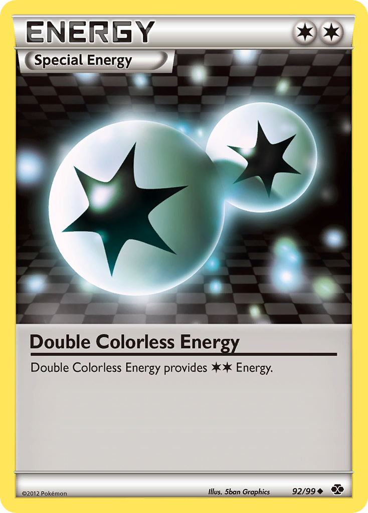 Double Colorless Energy (92/99) [Black & White: Next Destinies] | Pegasus Games WI