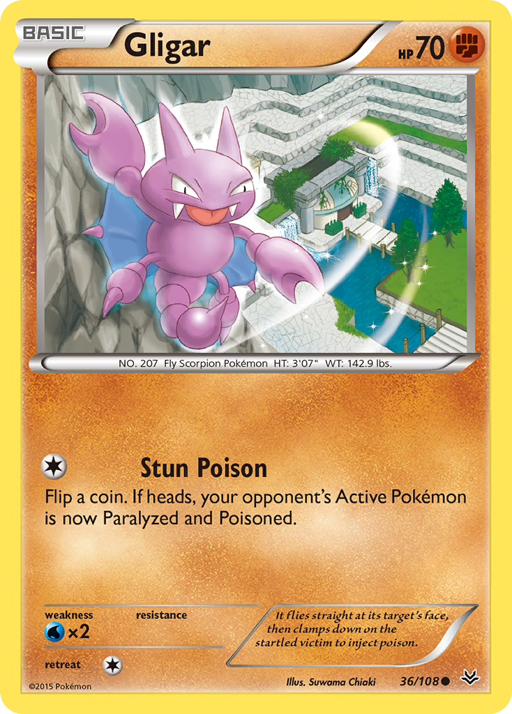 Gligar (36/108) [XY: Roaring Skies] | Pegasus Games WI