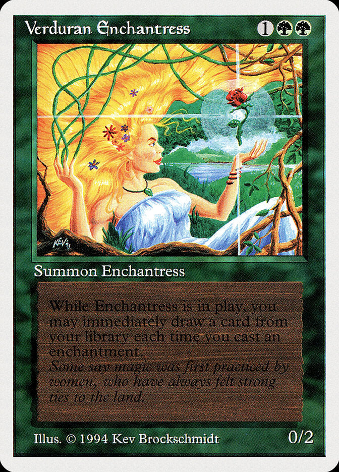 Verduran Enchantress [Summer Magic / Edgar] | Pegasus Games WI