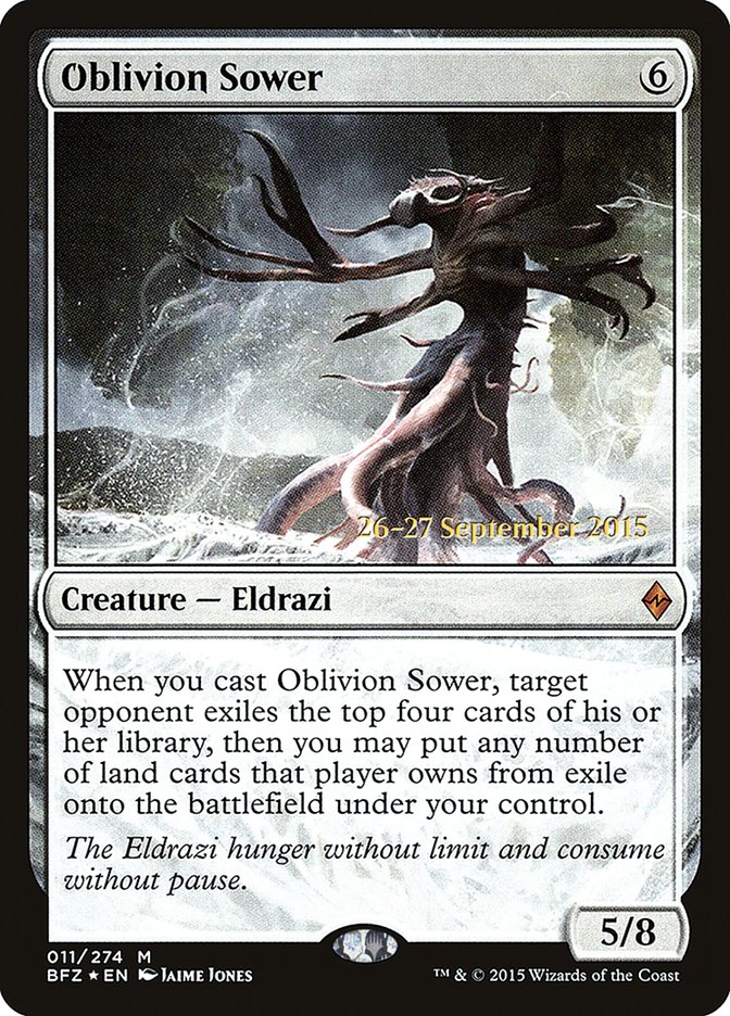 Oblivion Sower [Battle for Zendikar Prerelease Promos] | Pegasus Games WI