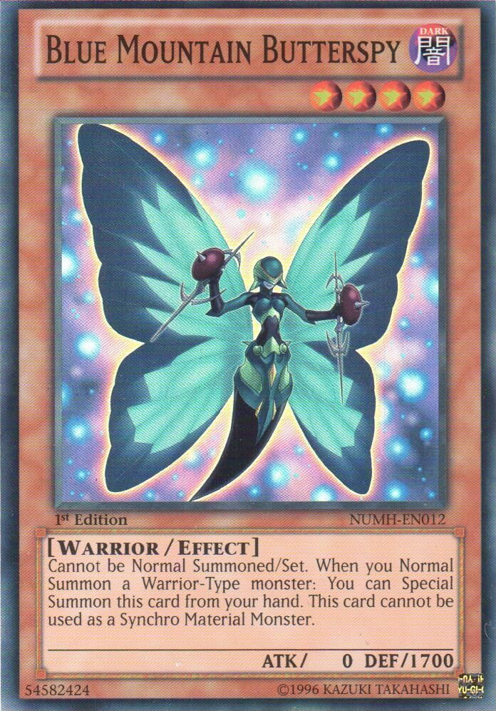 Blue Mountain Butterspy [NUMH-EN012] Super Rare | Pegasus Games WI