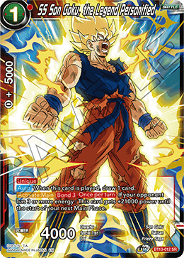 SS Son Goku, the Legend Personified (Super Rare) [BT13-012] | Pegasus Games WI