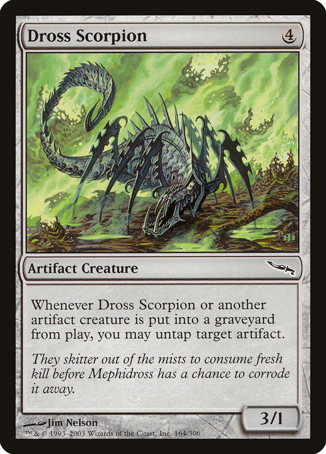 Dross Scorpion [Mirrodin] | Pegasus Games WI