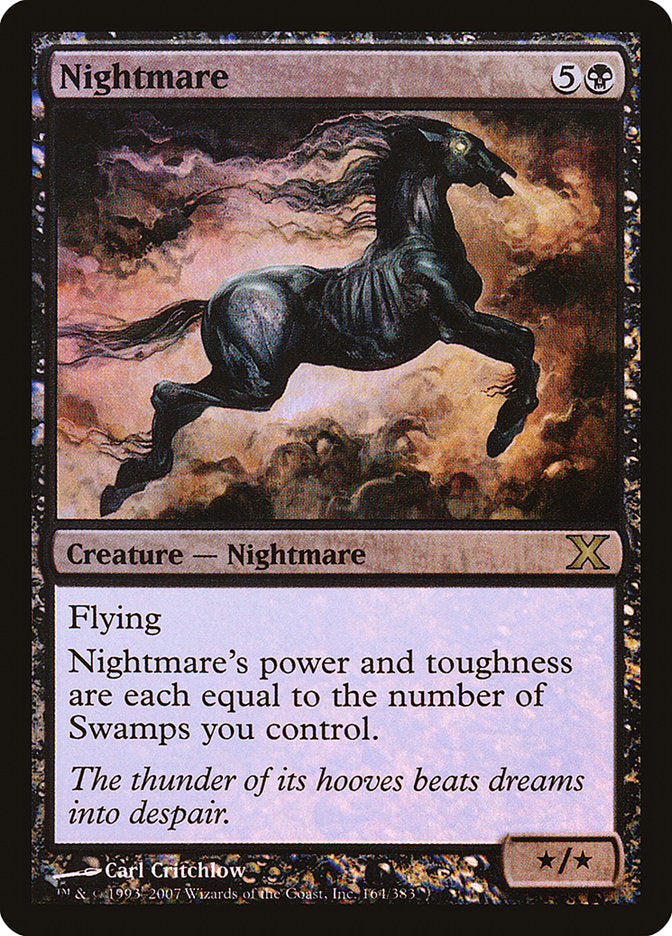 Nightmare (Premium Foil) [Tenth Edition] | Pegasus Games WI