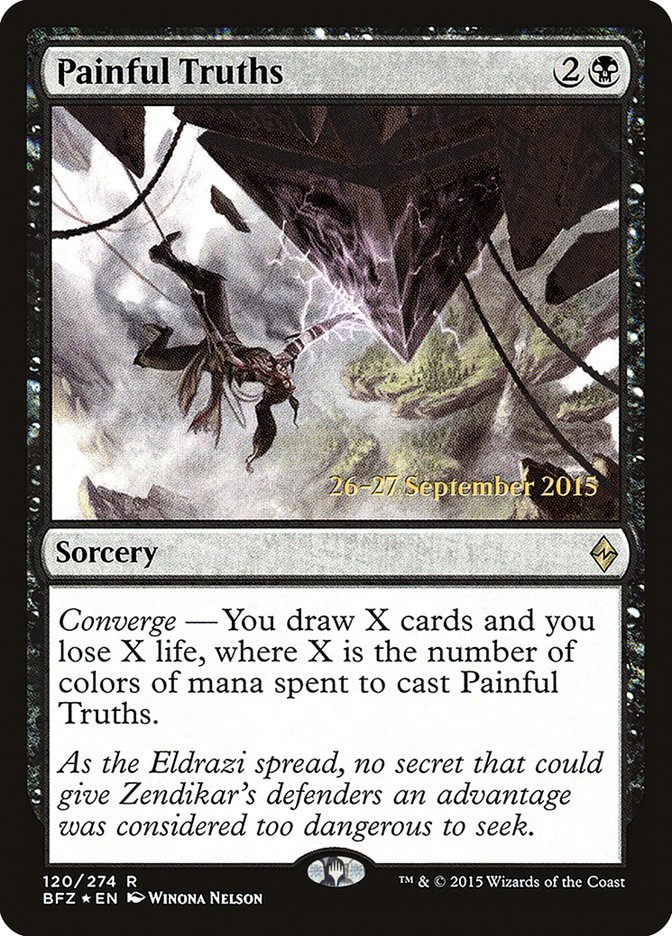 Painful Truths [Battle for Zendikar Prerelease Promos] | Pegasus Games WI