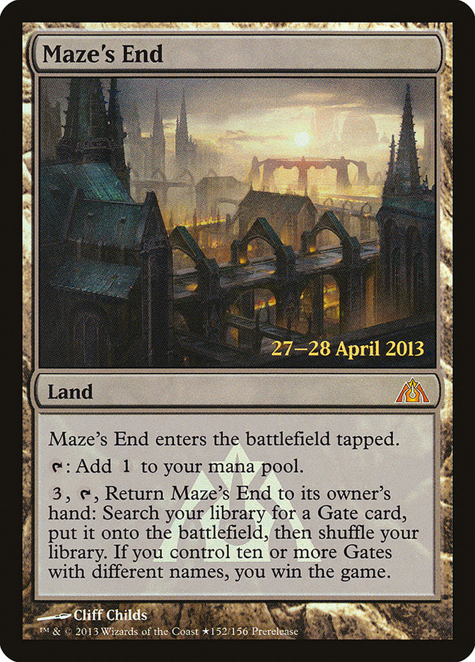 Maze's End [Dragon's Maze Prerelease Promos] | Pegasus Games WI