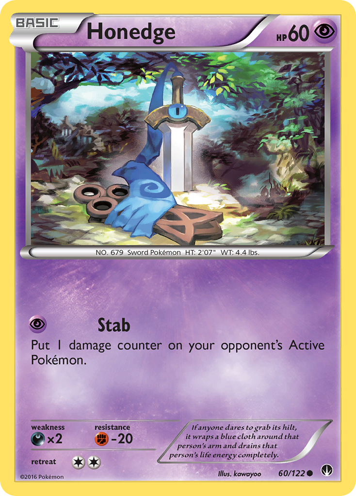 Honedge (60/122) [XY: BREAKpoint] | Pegasus Games WI