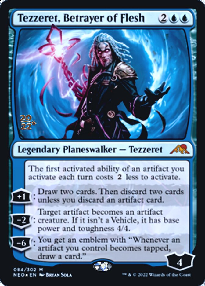 Tezzeret, Betrayer of Flesh [Kamigawa: Neon Dynasty Prerelease Promos] | Pegasus Games WI