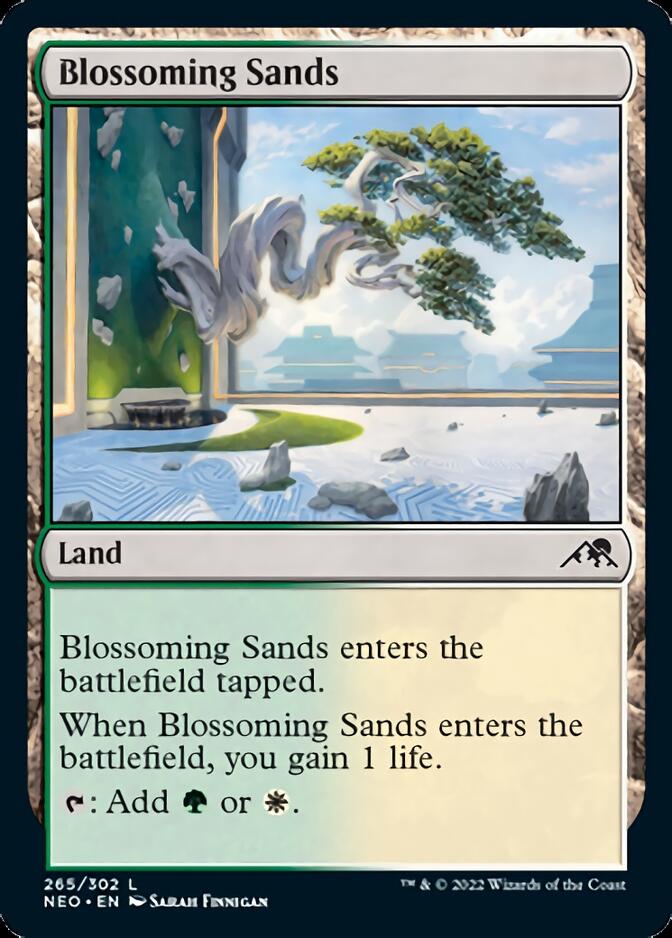 Blossoming Sands [Kamigawa: Neon Dynasty] | Pegasus Games WI