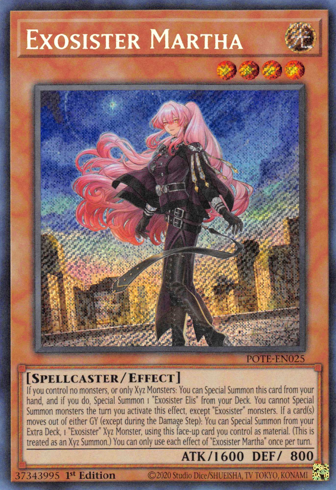 Exosister Martha [POTE-EN025] Secret Rare | Pegasus Games WI