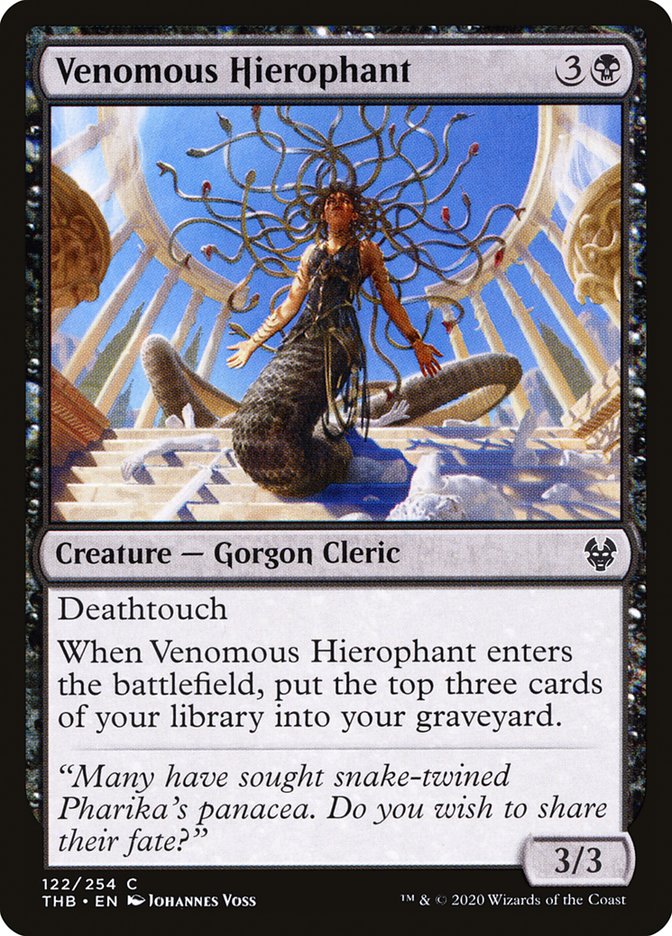 Venomous Hierophant [Theros Beyond Death] | Pegasus Games WI