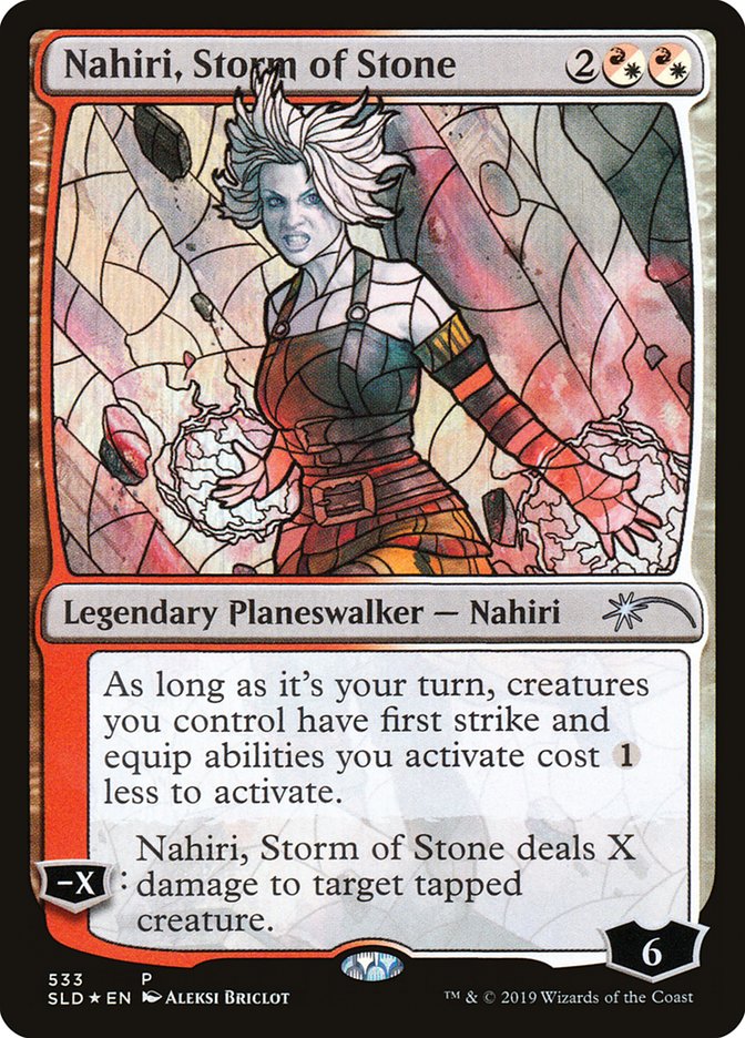 Nahiri, Storm of Stone (Stained Glass) [Secret Lair Drop Promos] | Pegasus Games WI