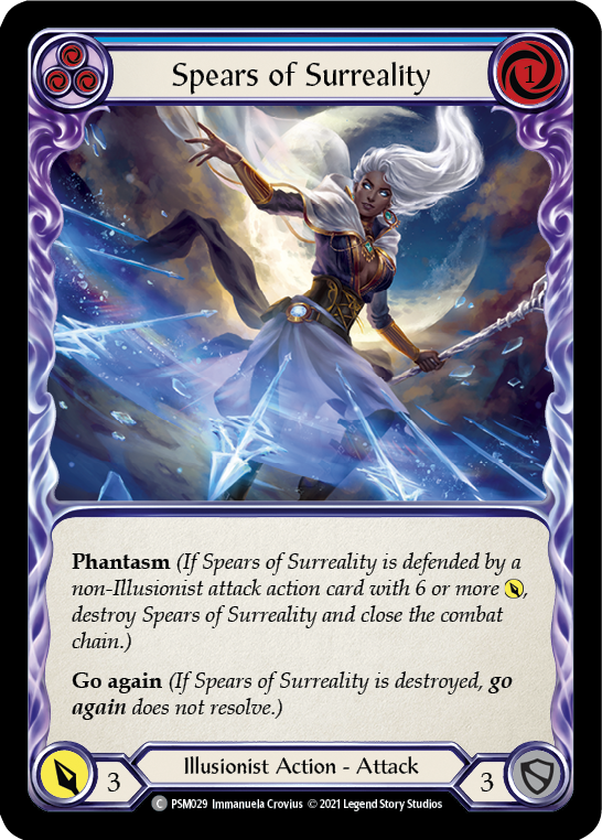 Spears of Surreality (Blue) [PSM029] (Monarch Prism Blitz Deck) | Pegasus Games WI