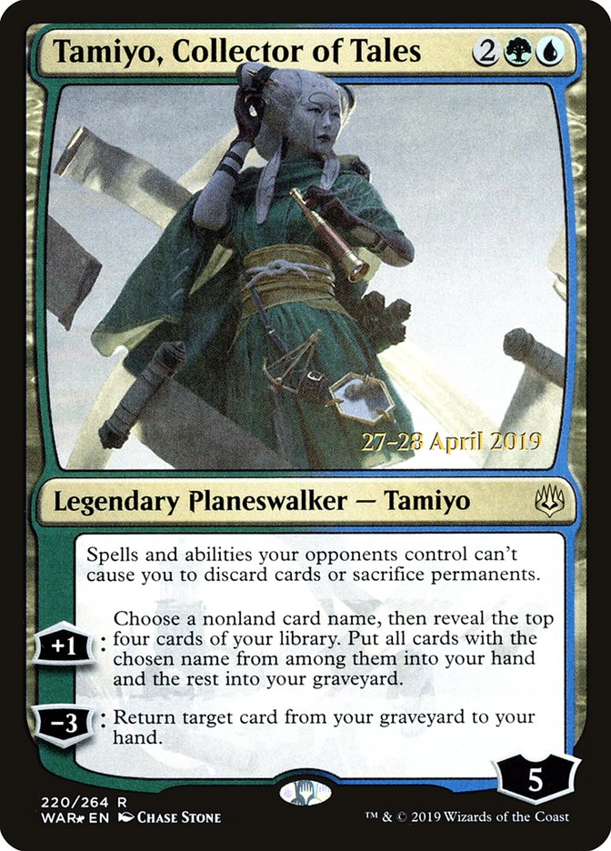 Tamiyo, Collector of Tales [War of the Spark Prerelease Promos] | Pegasus Games WI