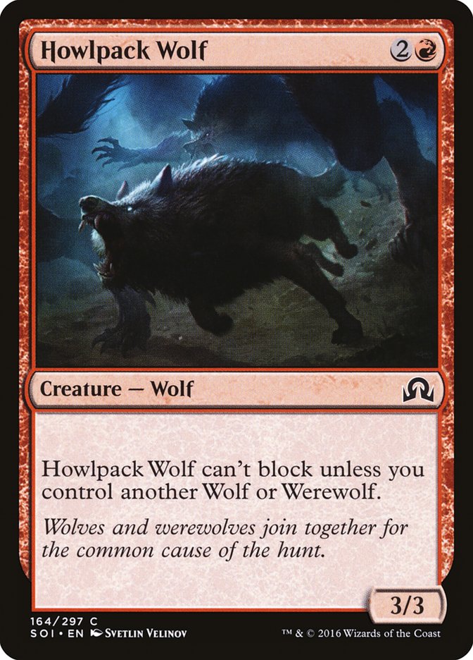 Howlpack Wolf [Shadows over Innistrad] | Pegasus Games WI