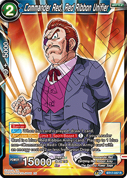 Commander Red, Red Ribbon Unifier (BT17-037) [Ultimate Squad] | Pegasus Games WI