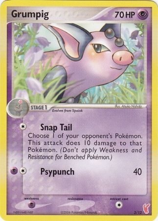 Grumpig (3/12) [EX: Trainer Kit 2 - Plusle] | Pegasus Games WI