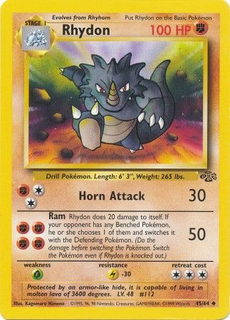 Rhydon (45/64) [Jungle Unlimited] | Pegasus Games WI