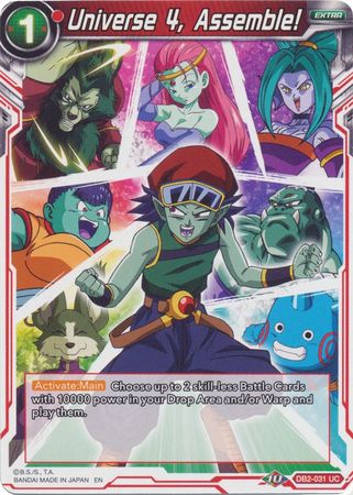 Universe 4, Assemble! (Reprint) (DB2-031) [Battle Evolution Booster] | Pegasus Games WI