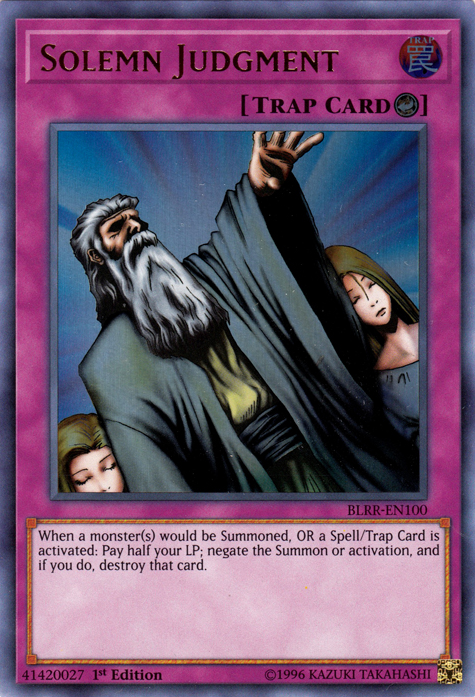 Solemn Judgment [BLRR-EN100] Ultra Rare | Pegasus Games WI