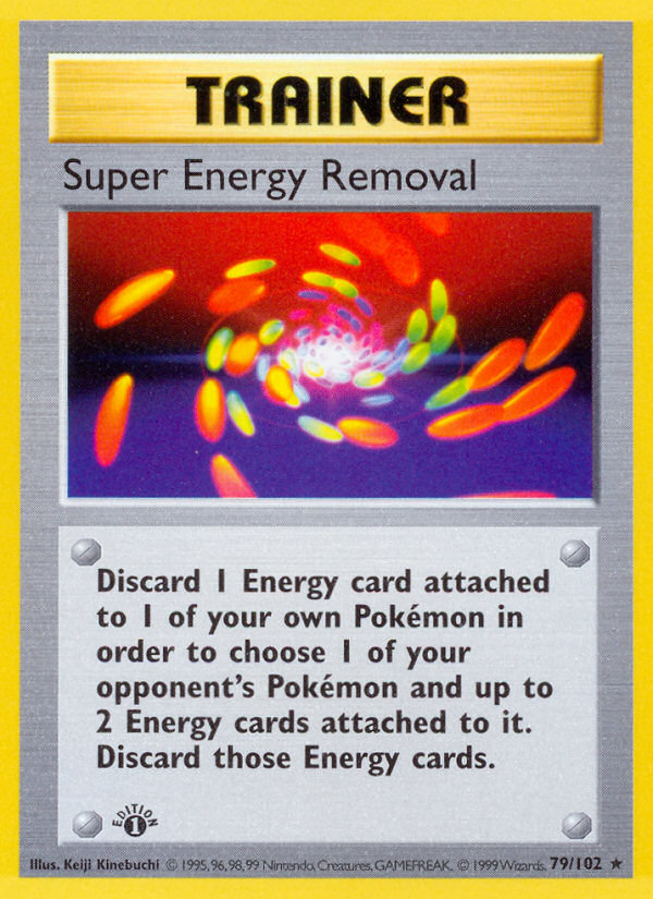 Super Energy Removal (79/102) (Shadowless) [Base Set 1st Edition] | Pegasus Games WI