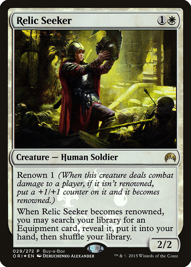 Relic Seeker (Buy-A-Box) [Magic Origins Promos] | Pegasus Games WI