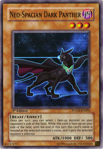 Neo-Spacian Dark Panther [POTD-EN005] Super Rare | Pegasus Games WI