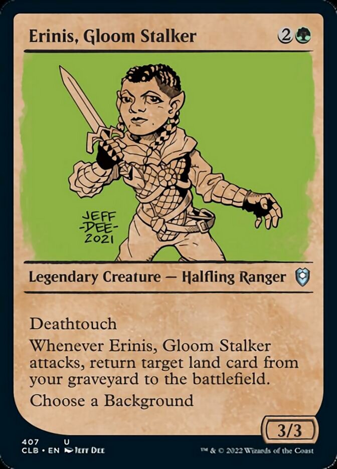 Erinis, Gloom Stalker (Showcase) [Commander Legends: Battle for Baldur's Gate] | Pegasus Games WI