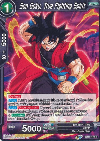 Son Goku, True Fighting Spirit [BT12-128] | Pegasus Games WI