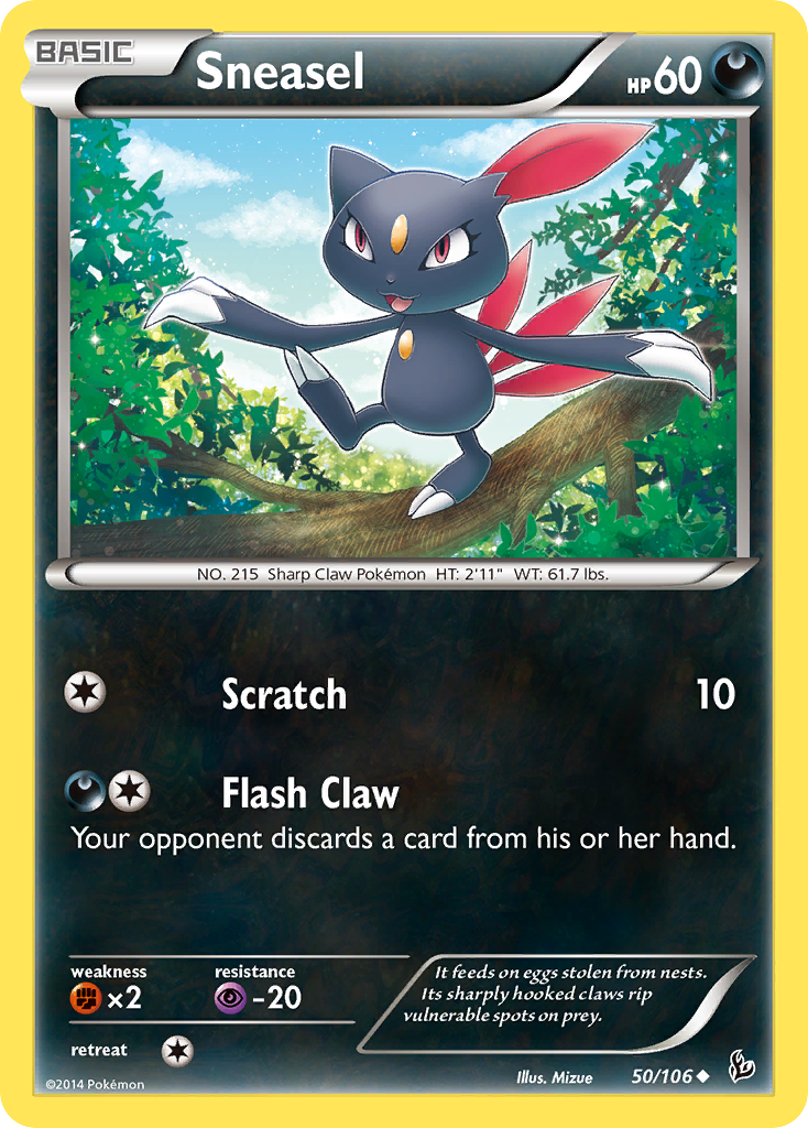 Sneasel (50/106) [XY: Flashfire] | Pegasus Games WI