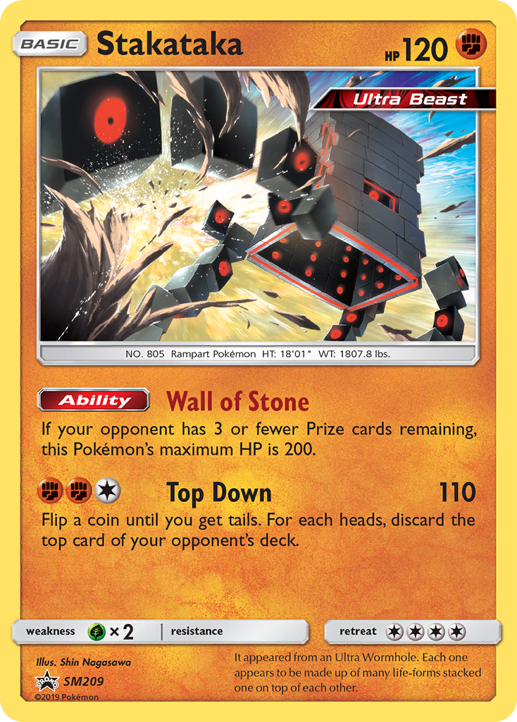 Stakataka (SM209) [Sun & Moon: Black Star Promos] | Pegasus Games WI