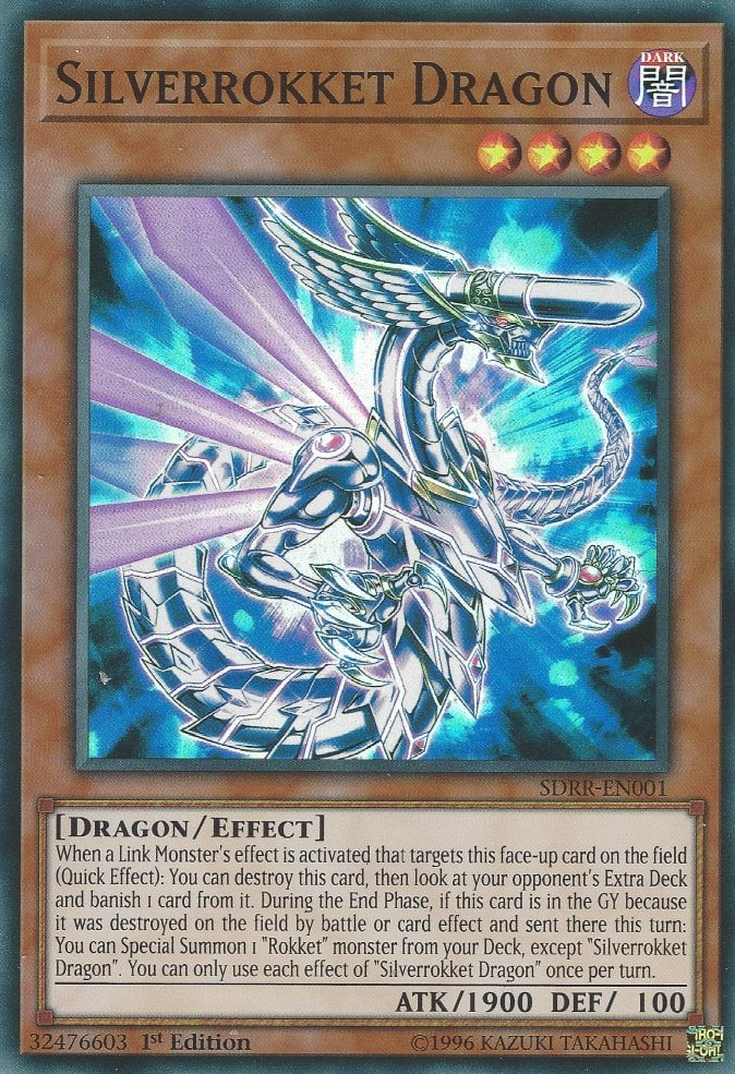 Silverrokket Dragon [SDRR-EN001] Super Rare | Pegasus Games WI