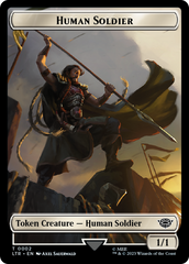 Food (09) // Human Soldier (02) Double-Sided Token [The Lord of the Rings: Tales of Middle-Earth Tokens] | Pegasus Games WI