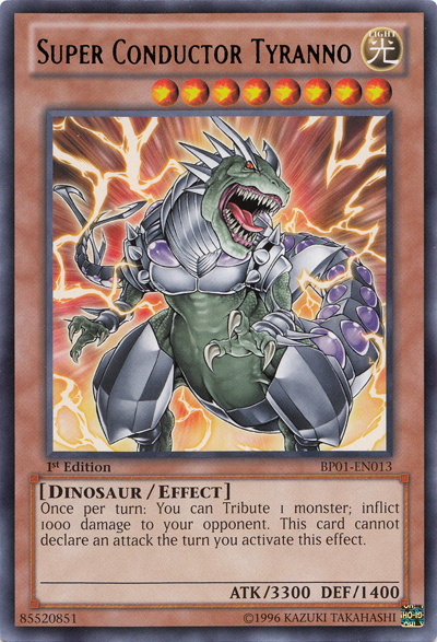 Super Conductor Tyranno [BP01-EN013] Rare | Pegasus Games WI