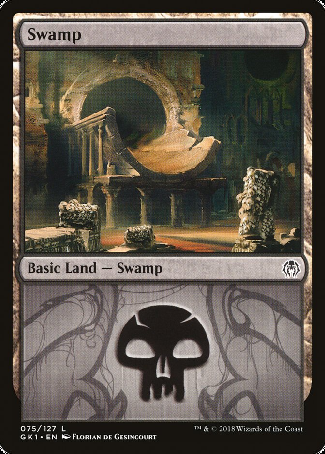 Swamp (75) [Guilds of Ravnica Guild Kit] | Pegasus Games WI