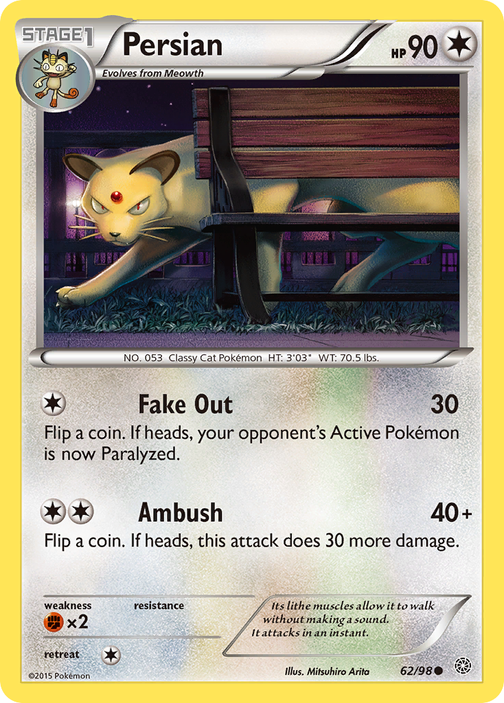 Persian (62/98) [XY: Ancient Origins] | Pegasus Games WI