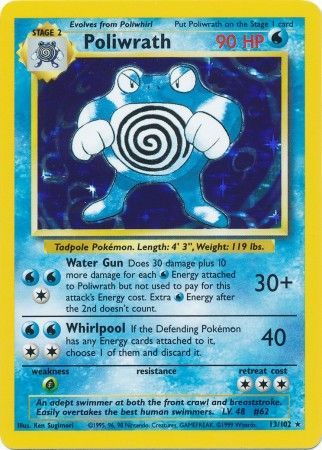 Poliwrath (13/102) [Base Set Unlimited] | Pegasus Games WI