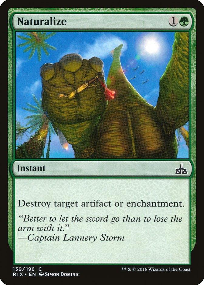 Naturalize [Rivals of Ixalan] | Pegasus Games WI