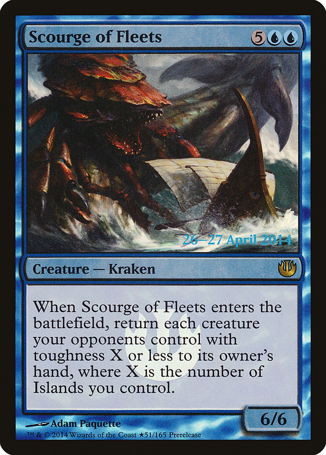 Scourge of Fleets [Journey into Nyx Prerelease Promos] | Pegasus Games WI