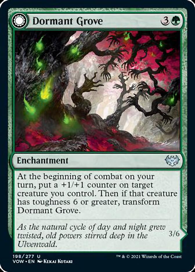 Dormant Grove // Gnarled Grovestrider [Innistrad: Crimson Vow] | Pegasus Games WI