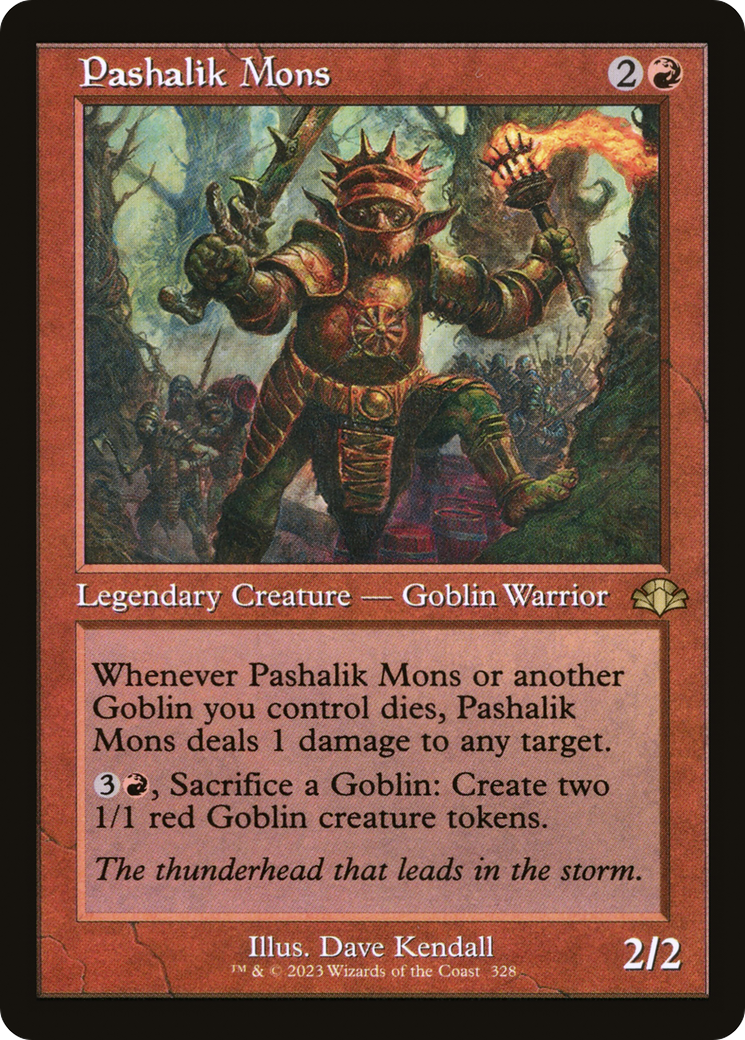 Pashalik Mons (Retro) [Dominaria Remastered] | Pegasus Games WI