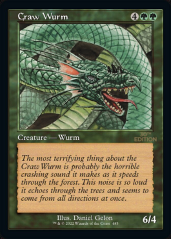 Craw Wurm (Retro) [30th Anniversary Edition] | Pegasus Games WI