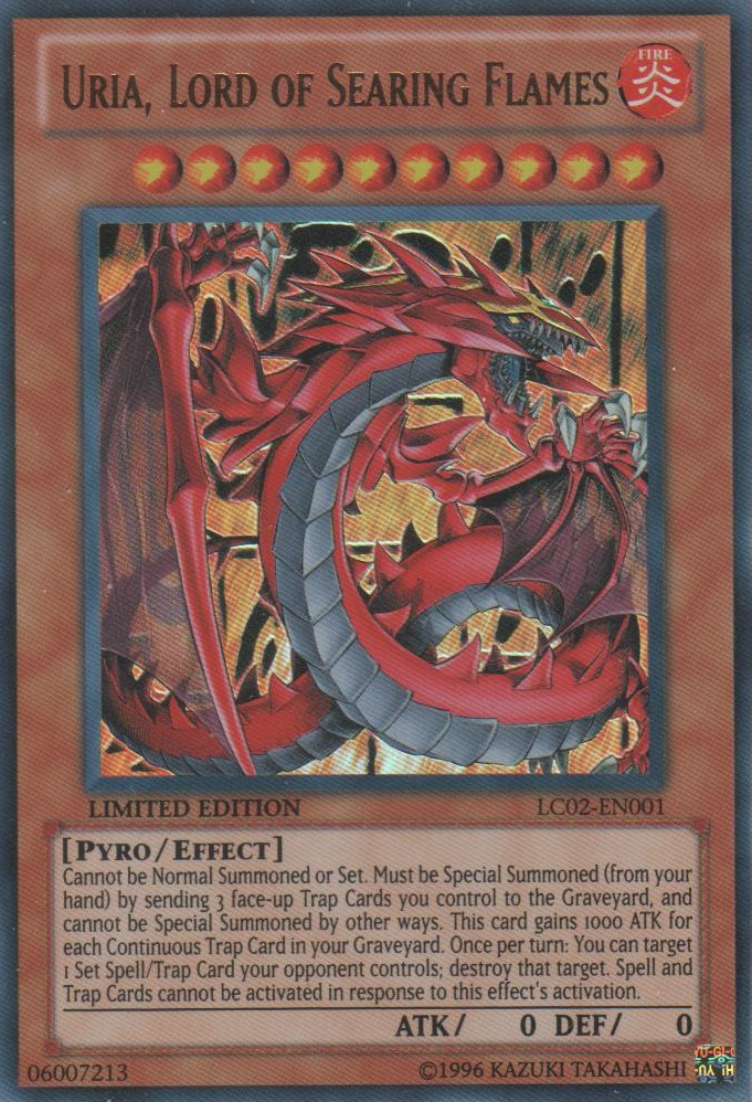 Uria, Lord of Searing Flames [LC02-EN001] Ultra Rare | Pegasus Games WI