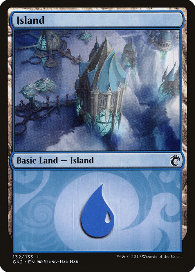 Island (132) [Ravnica Allegiance Guild Kit] | Pegasus Games WI