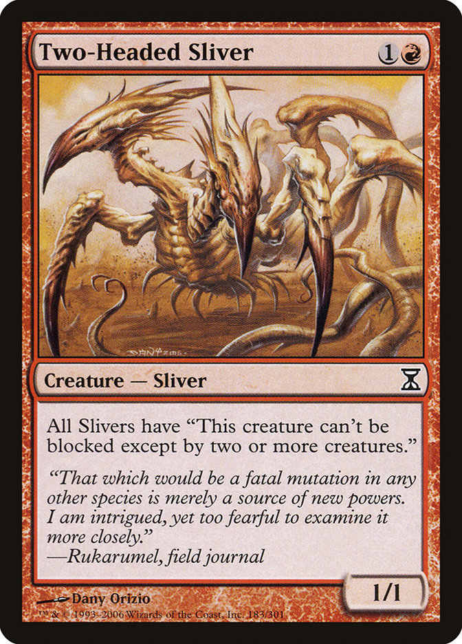 Two-Headed Sliver [Time Spiral] | Pegasus Games WI