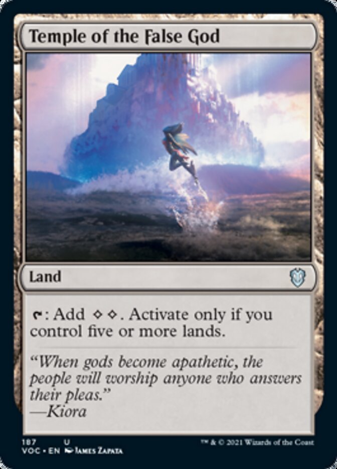 Temple of the False God [Innistrad: Crimson Vow Commander] | Pegasus Games WI