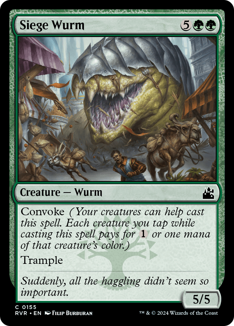 Siege Wurm [Ravnica Remastered] | Pegasus Games WI