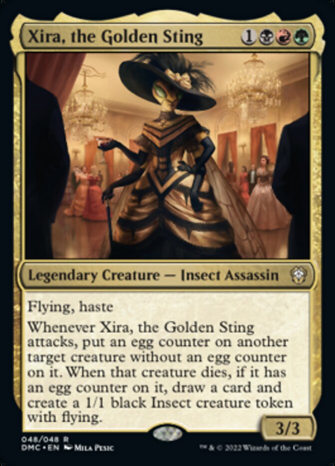 Xira, the Golden Sting [Dominaria United Commander] | Pegasus Games WI