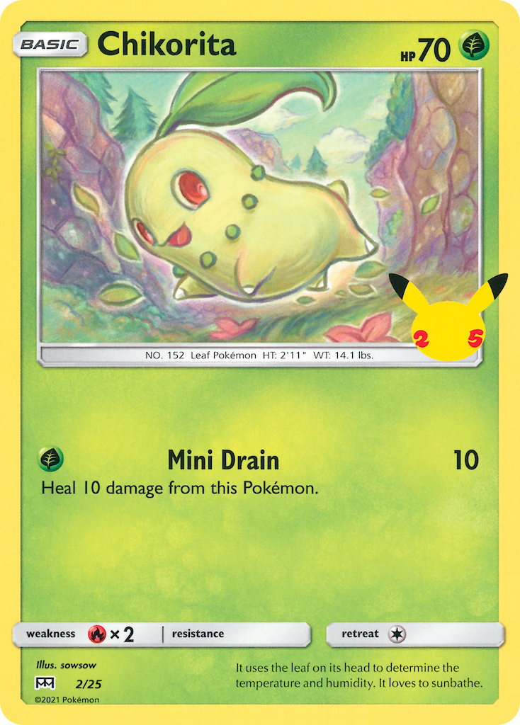 Chikorita (2/25) [McDonald's 25th Anniversary] | Pegasus Games WI