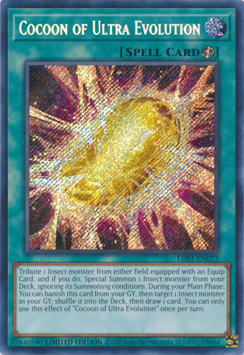 Cocoon of Ultra Evolution [LDS1-EN073] Secret Rare | Pegasus Games WI